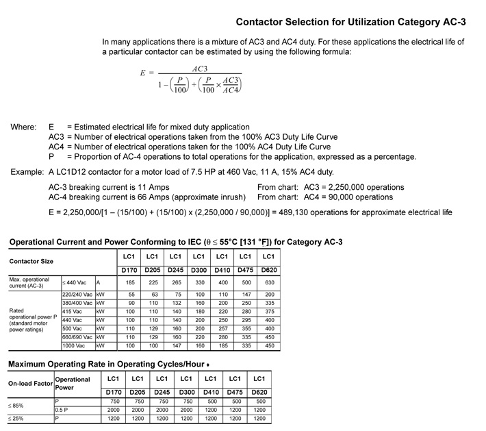 AC Contactor LC1-D410