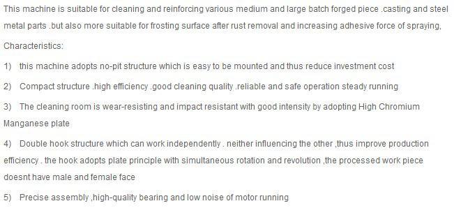 Hook Type Shot Blasting Machine