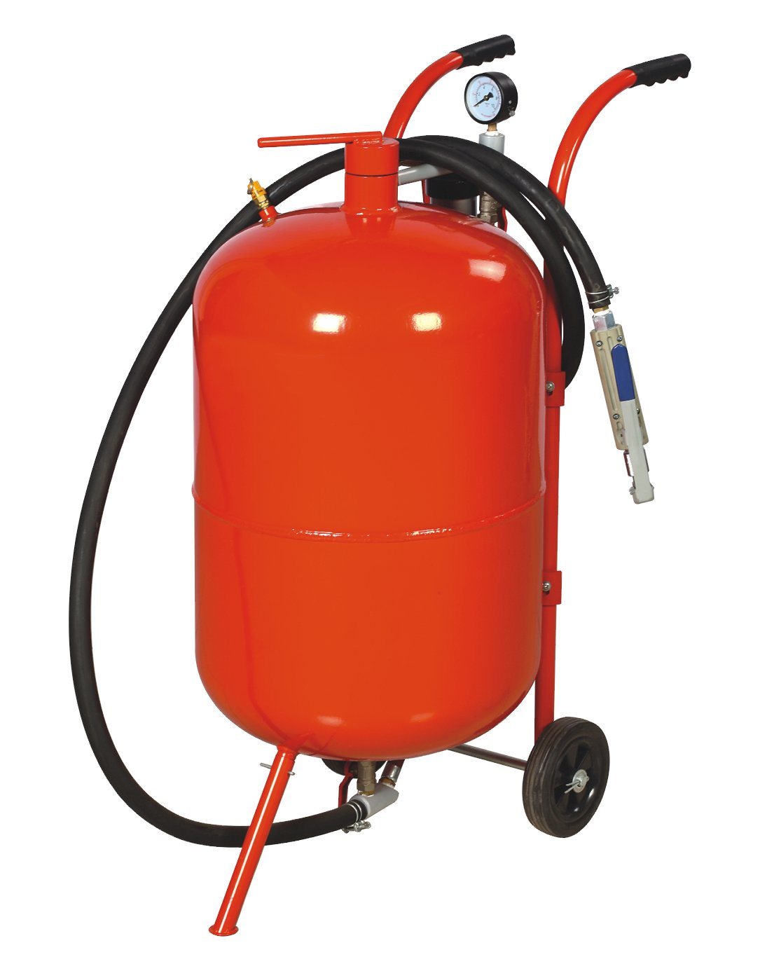 Industrial Sandblaster Equipment Setup